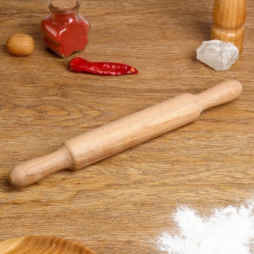 Скалка бук 4х35 см