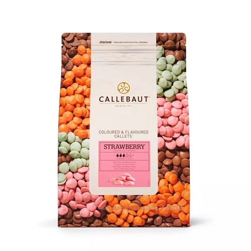Шоколад клубничный Barry Callebaut, 2,5 кг