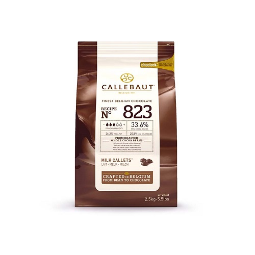 Шоколад молочный Callebaut Select, 33,6% (2,5 кг)