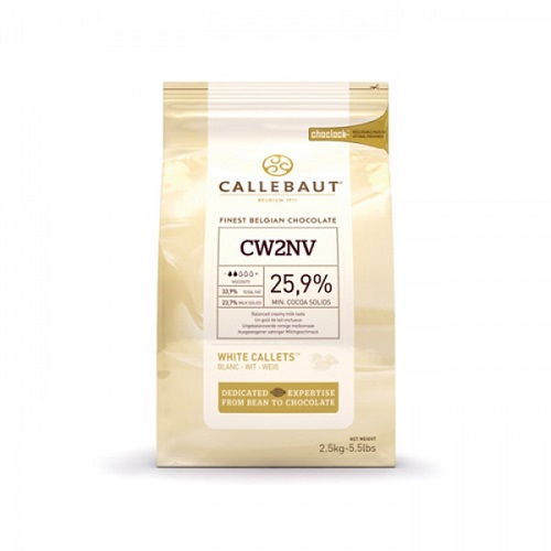 Шоколад белый Callebaut Select, 25,9% (2,5 кг)