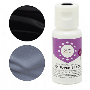 Краситель гелевый Cake Colors 101 SUPER BLACK