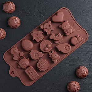 Форма для льда и шоколада «Счастье есть»